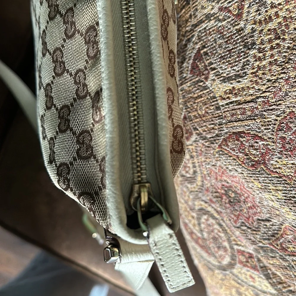 Authentic GUCCI Abbey Guccissima Canvas GG Shoulder Tote Bag - Picture 10 of 16